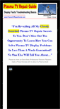 Mobile Screenshot of plasmatvrepairguide.com